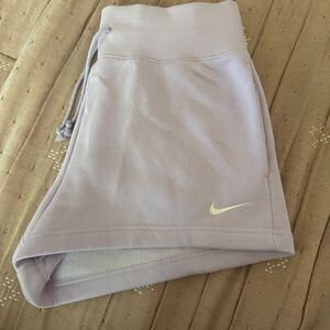 Nike Light Purple High-Rise Shorts